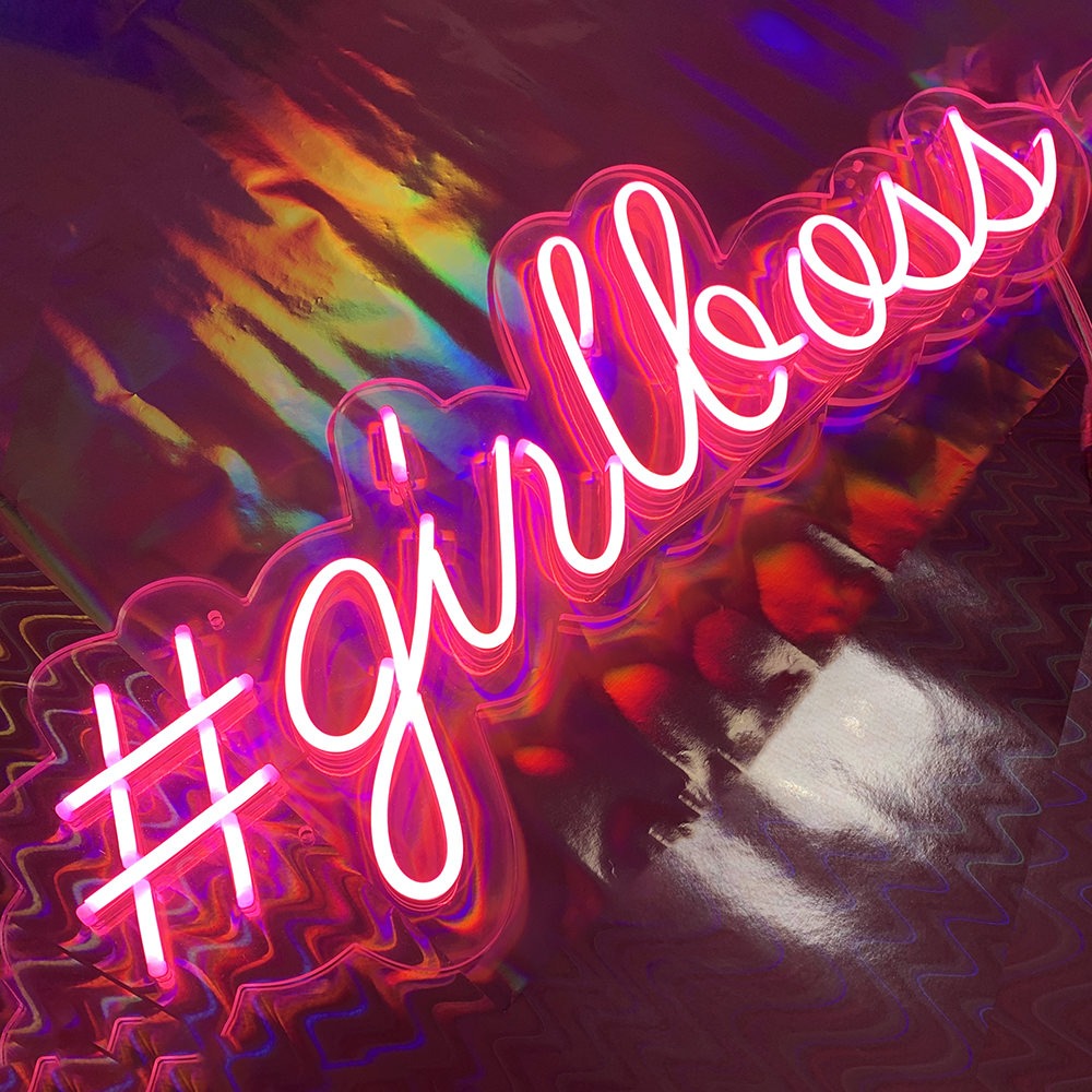Girlboss Led Neon Sign | Noalux | Led Neon Signs ⚡Handmade With Love